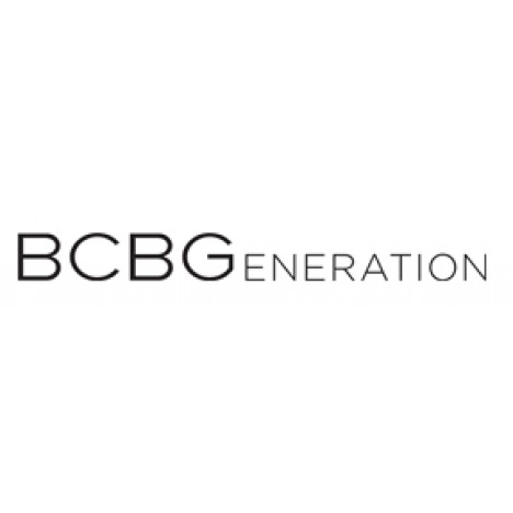 BCBGeneration Front Slit Woven Midi Skirt - YQG3271501