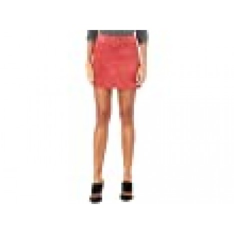 Blank NYC Real Suede Miniskirt with Belt