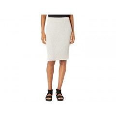 Eileen Fisher Washable Wool Rib Knee Length Skirt