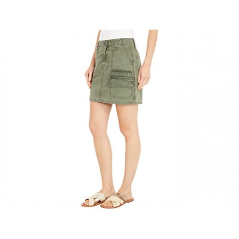 Hudson Jeans Hunter Mini Skirt in Military Olive