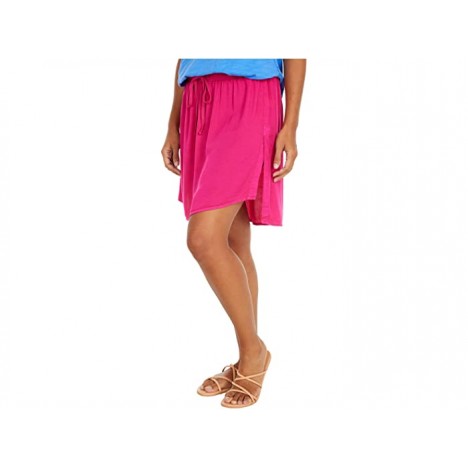 Mod-o-doc Lighter Weight Tencel Twill Side Button Short Skirt