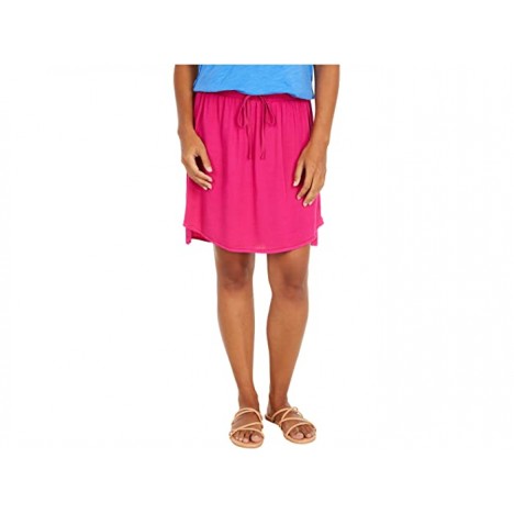 Mod-o-doc Lighter Weight Tencel Twill Side Button Short Skirt