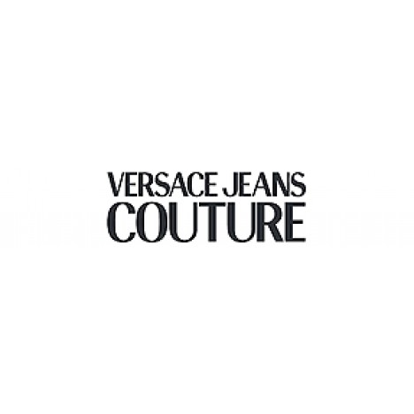 Versace Jeans Couture Denim Mini Skirt with Gold Ring Hardware