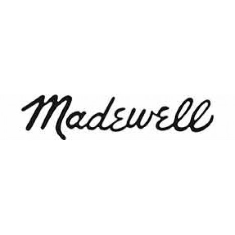 Madewell Denim Tie-Waist Patch Pocket Short Overalls
