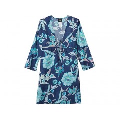 Echo New York Tropical Floral Tunic Dress
