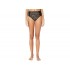 Jonathan Simkhai Lace Combo High-Waisted Bikini Bottoms