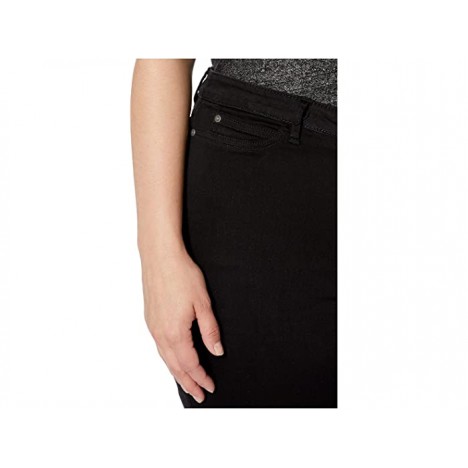 JUNAROSE One High-Waisted Slim Jeans in Black Denim