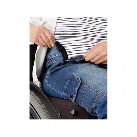 Seven7 Adaptive Seated Tummyless Easy Straight Jeans w Cargo Pocket in Grove
