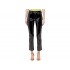 Simon Miller Straight Patent Leather Look Jeans in Black