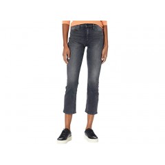 Hudson Jeans Holly High-Rise Crop Bootcut in Black Lightening