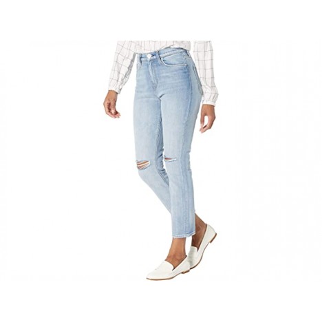 Hudson Jeans Holly High-Rise Crop Straight Jeans in Dest Washed Out