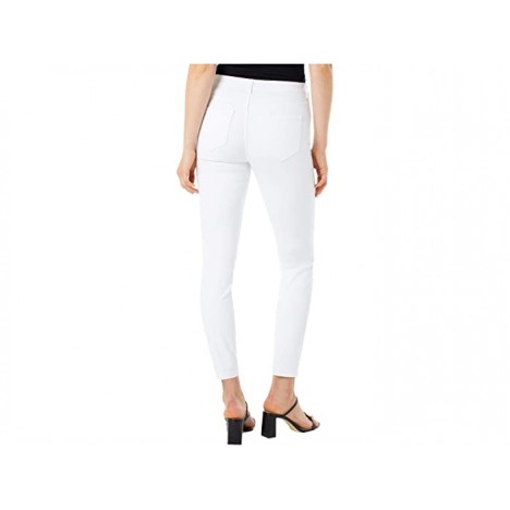 Liverpool Gia Glider Skinny Pull-On w Fake Fly in Bright White