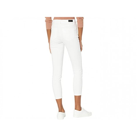 Nicole Miller New York High-Rise Exposed Button Skinny Jeans