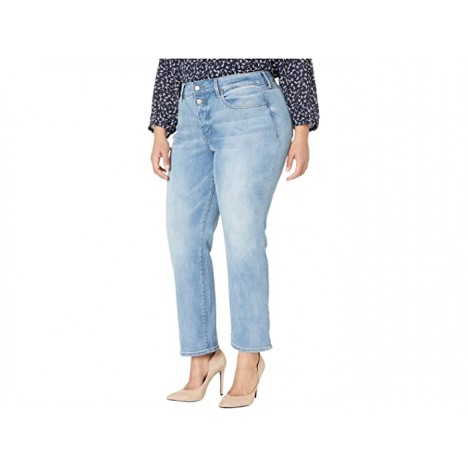 NYDJ Plus Size Plus Size Marilyn Ankle Jeans with Side Slits in Biscayne