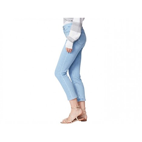 Paige Hoxton Slim Crop Jeans in Duet Stepped On Hem