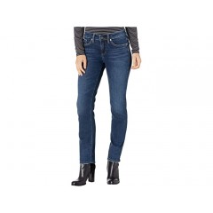 Silver Jeans Co. Elyse Mid-Rise Curvy Fit Slim Leg Jeans L03333SDK472