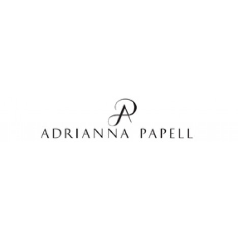 Adrianna Papell Embellished V-Neck Flutter Sleeve Cocktail Dress