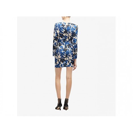 Boutique Moschino Jacquard Floral Silk Dress