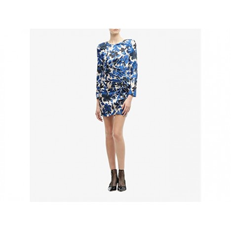 Boutique Moschino Jacquard Floral Silk Dress