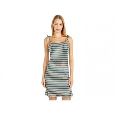 Cupcakes and Cashmere Allison - Striped Rayon Rib Smocked Dress
