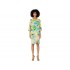FUZZI Cady T-Shirt Knee Length Campo Di Fiori Print Dress