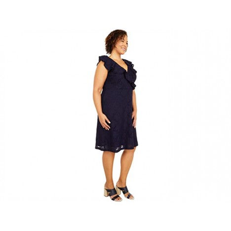 LAUREN Ralph Lauren Plus Size Effie Cap Sleeve Day Dress