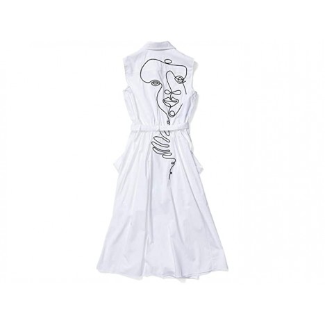 Moschino Abstract Faces Dress