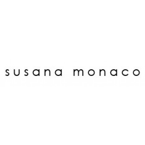 Susana Monaco Sleeveless Crew Neck Drape Dress