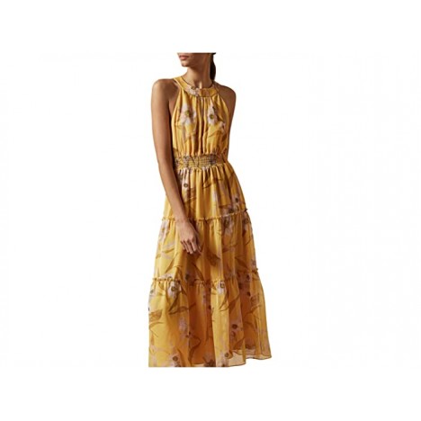 Ted Baker Saffine Cabana Printed Tiered Midi Dress