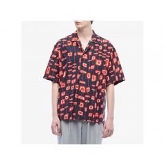 MARNI Abstract Rectangle Short Sleeve Button Down