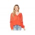 Lucky Brand Cut Out Peasant Top