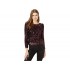 Rebecca Taylor Long Sleeve Sequin Top