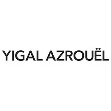 YIGAL AZROUËL Plaid Printed Mesh Tee